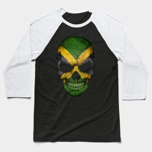 Dark Skull Rasta Baseball T-Shirt